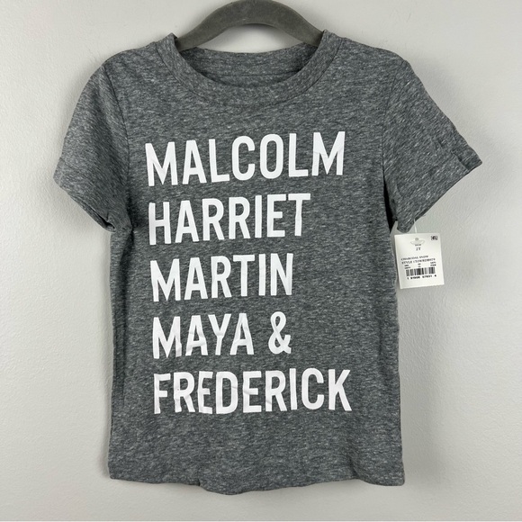 Target Other - NWT Gray Black History Month Malcolm, Harriet, Martin, Maya, & Frederick Tee